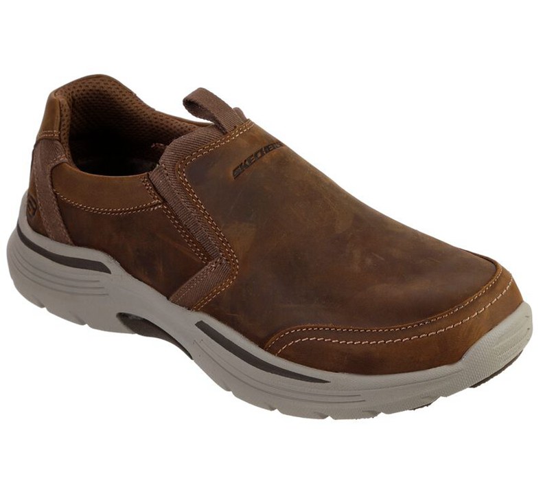 Skechers Herr Bruna Slip On - Relaxed Fit: Expended - Morgo - Sverige (YRMQA-8045)